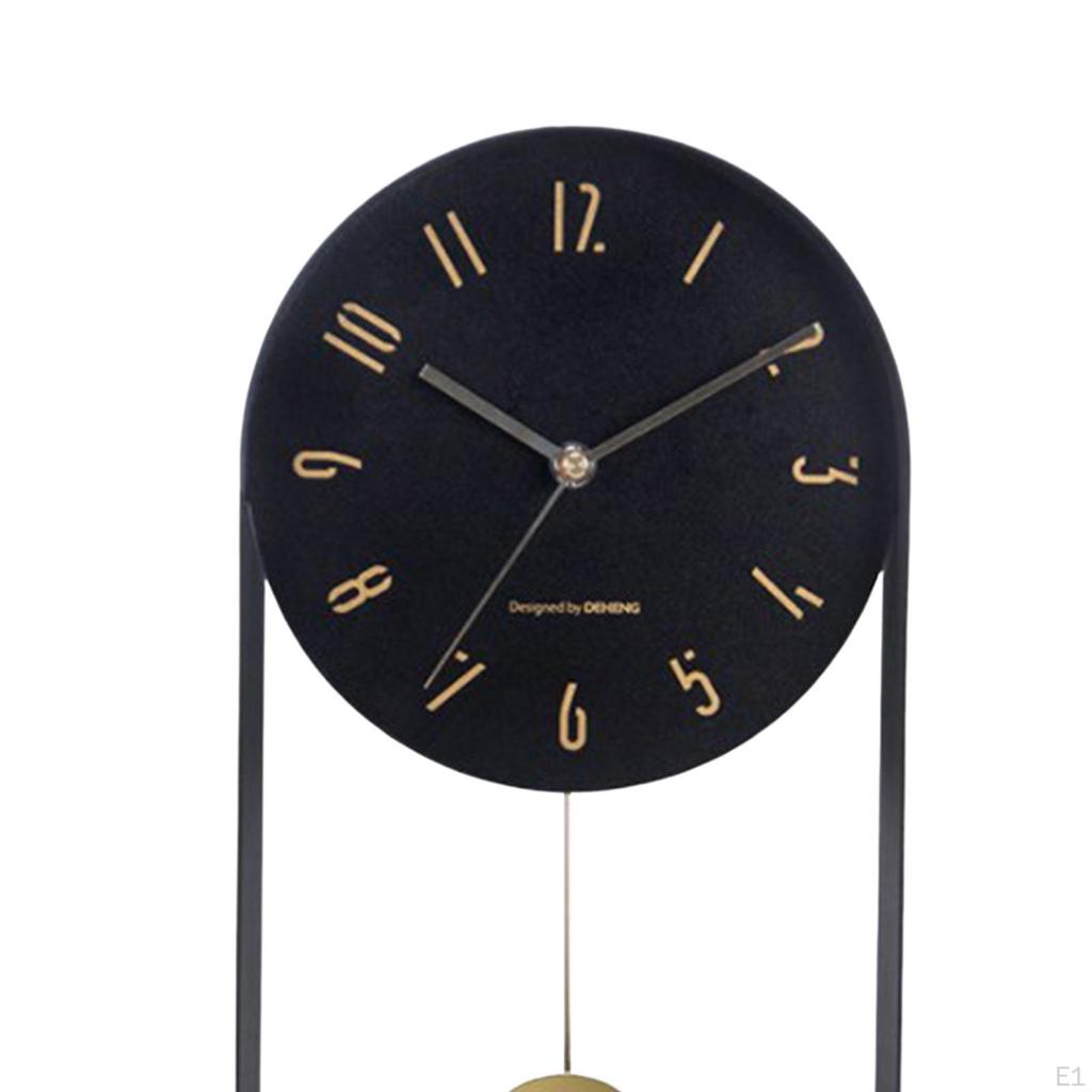 Классические большие декоративные настенные часы с маятником, современные нетикающие часы для гостиной,