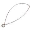 GUCCI Interlocking G Silver Necklace Silver Silver unisex Used