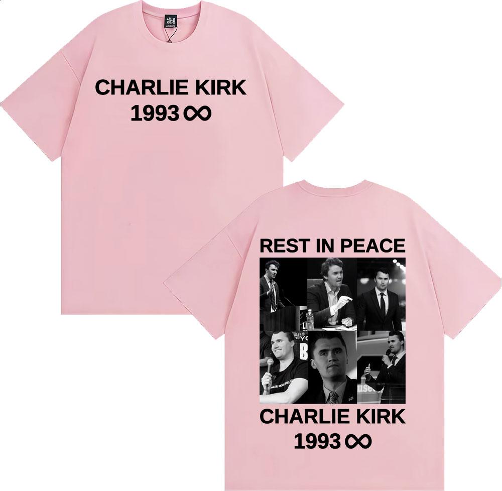 Rest in Peace Charlie Kirk Graphic Tshirts Men Women Fashion Casual 100 Cotton Tee Shirt Harajuku Classic Short Sleeve T Shirt
