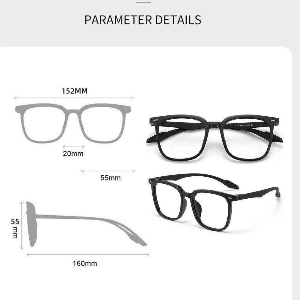 Fashion Square Black Frame Anti Blue Light Glasses Luxury Brand Women Men Blue Light Blocking Glasses Computer Optical Eyewear