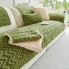Winter Warm Slipcover Funda Sofa Mats Living Home Non-slip Wavy Jacquard Sofa Cushion Couch Sofa Covers
