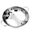 28CM Thicken Stainless Steel Hot Pot for Home Resturant Supplies