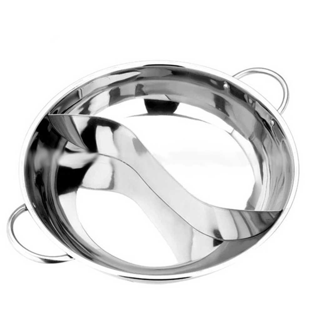 28CM Thicken Stainless Steel Hot Pot for Home Resturant Supplies