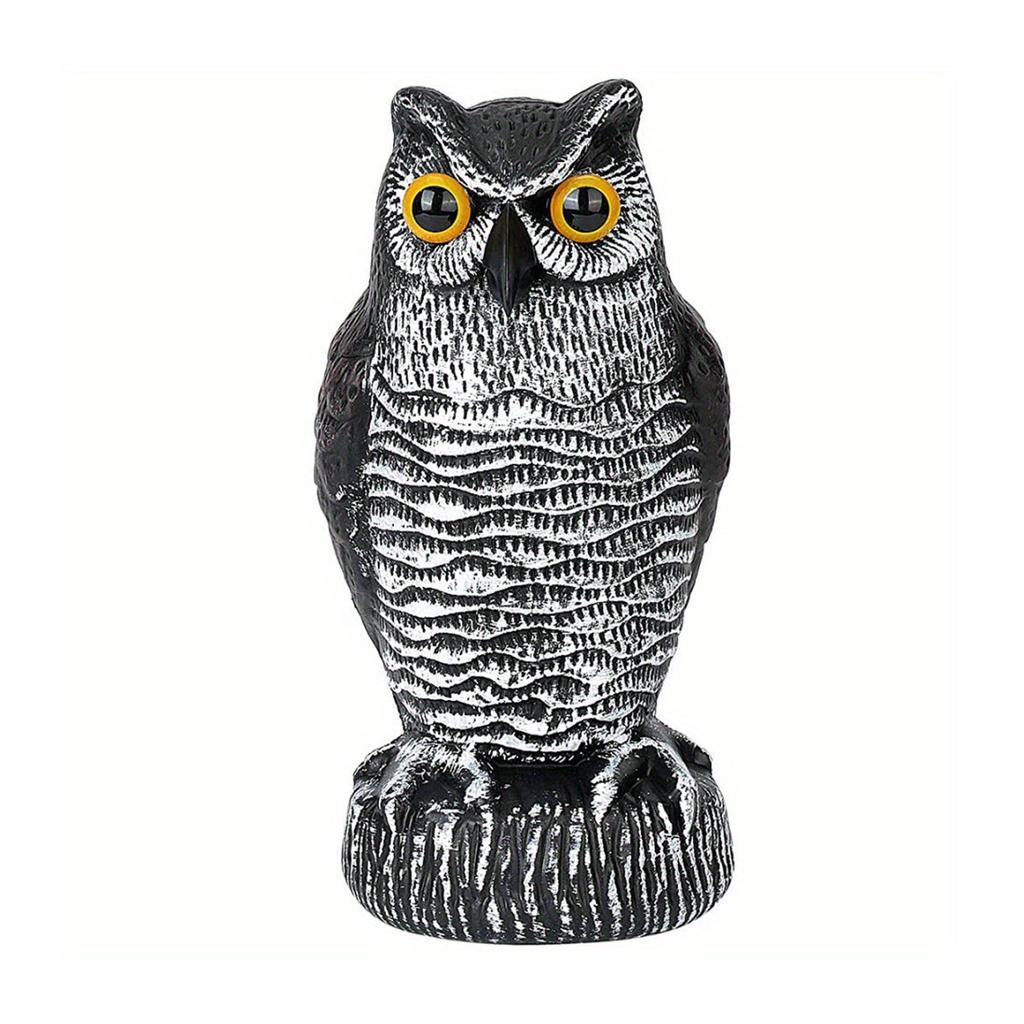 Реалистичное пугало в виде совы для сада и балкона, отпугивает птиц и мышей, приманка в виде совы отпугивает птиц
