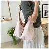 Large Capacity Single Shoulder Bag 2024 Spring New Fashion Soft Tote Bag Street Style Trend