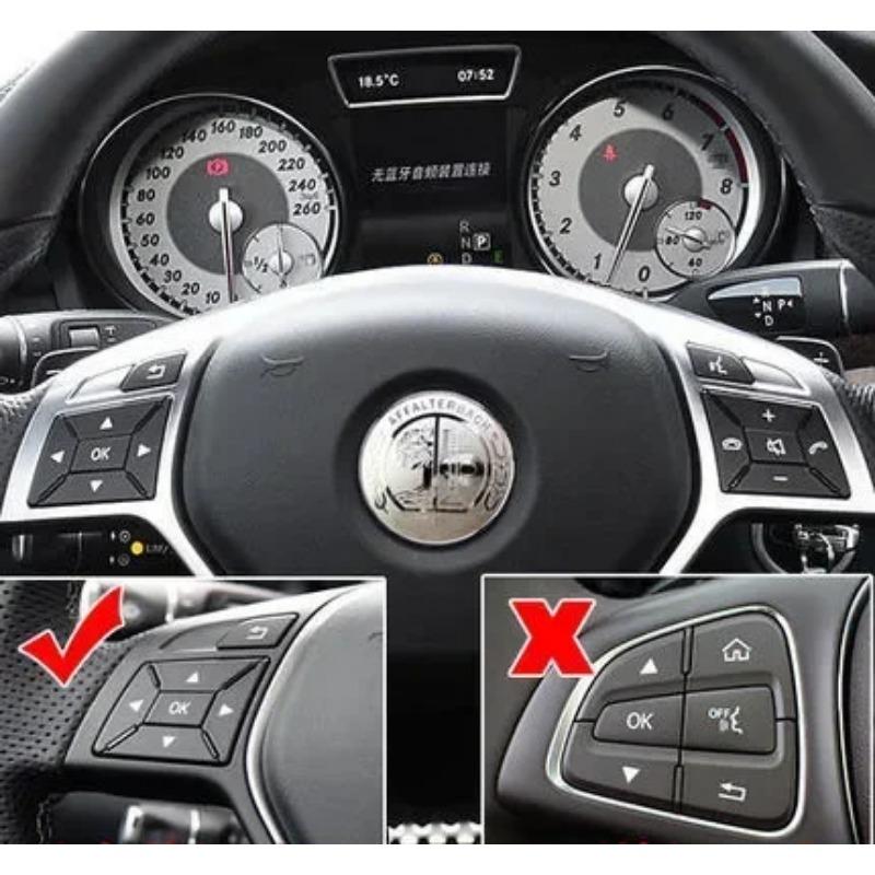 3D 52 мм Серебряная/Золотая наклейка на руль автомобиля с эмблемой для W463 W205 W177 W212 W246 W169 G63 GLC GLE AMG наклейка