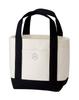Genuine Mini Tote Bag Canvas [Collection] White/Black