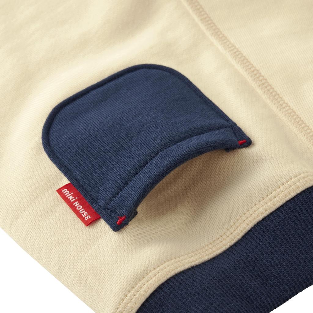 Long Going To [MIKI HOUSE] Pants, Pants, Trousers, Logo, Plain, Boys, Girls, Babies, Kids, Children's Clothing, Kindergarten, School, 13-3201-680,