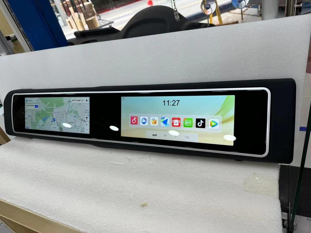 13-17 Range Rover Исполнительная консоль Двойной 12,3'' ЖК-дисплей для переднего пассажира Обновление