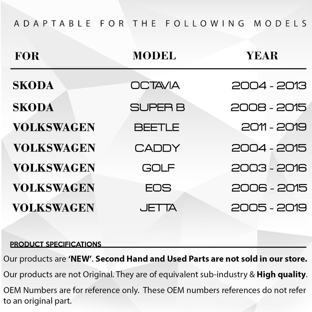 Water Pipe T-Shaped for VW Golf,  A3, Seat Leon, Skoda
