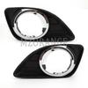 Fog Lights for Toyota Camry XV40 2010 2011 LED Headlight Chrome Fog Lamp Cover Grill Bezel Switch trim Car Accessories