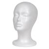 Foam Mannequin Head for Wig Display Female Mannequin Stand Holder Lightweight Foam Head Model for Hair Styling Hat Making And Cosmetology Practice