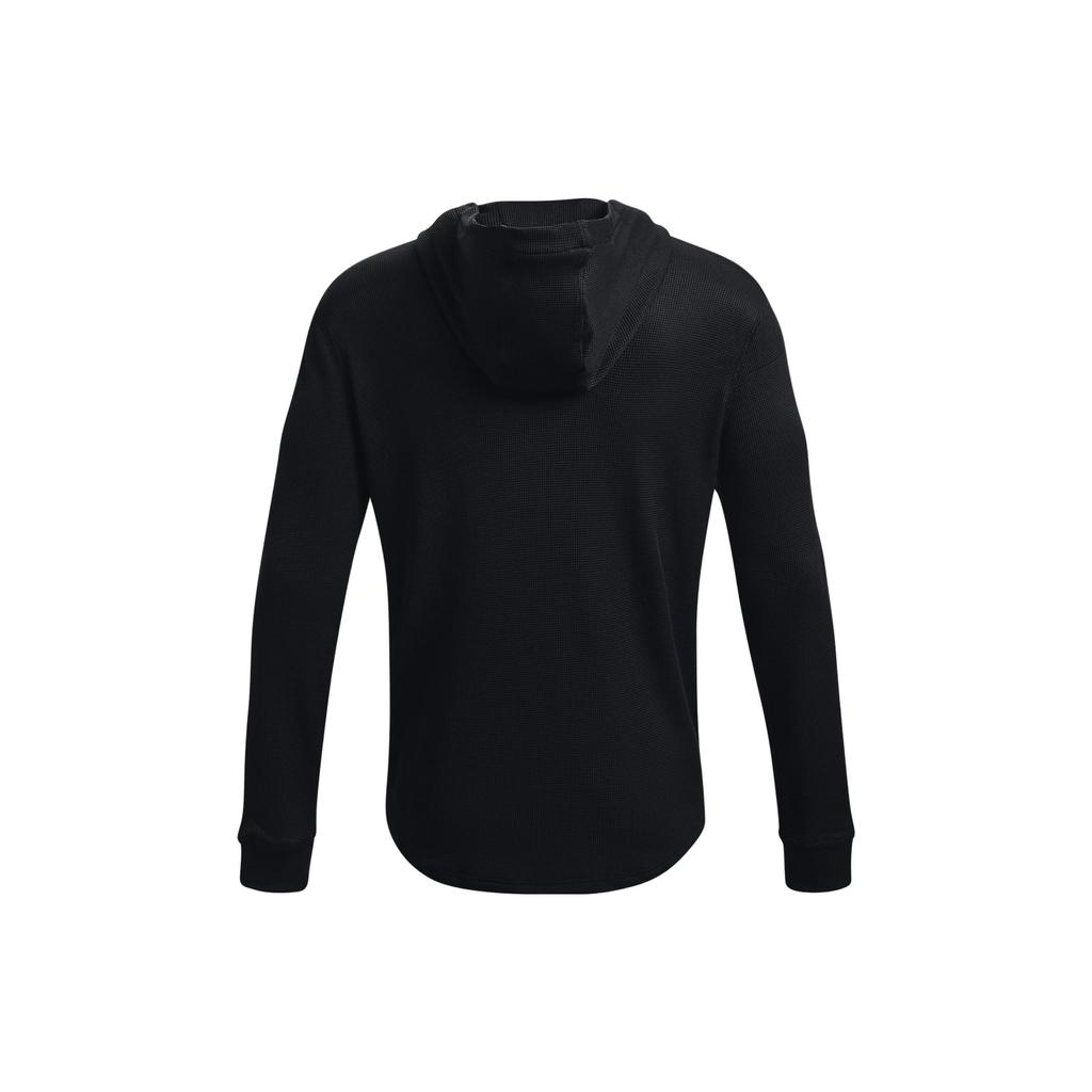 Under Armour Вафельная толстовка с длинным рукавом, мужские топы, черный 1302362-001