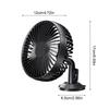 Portable Fan For Car Backseat Car Seat Cooling Fan Powerful Air Cooler With Suction Cup Vehicle Accessories 3 Speeds USB