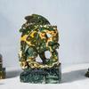 Natural Bubble Ocean Jasper Custom Dragon Carving Piece Specially Designed Healing Gemstone Dragon for Collectors