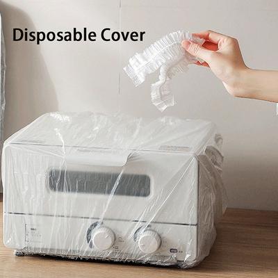 50 шт. PE пылезащитный чехол, эластичные крышки для пищевых продуктов, необходимые пищевые чехлы для дома