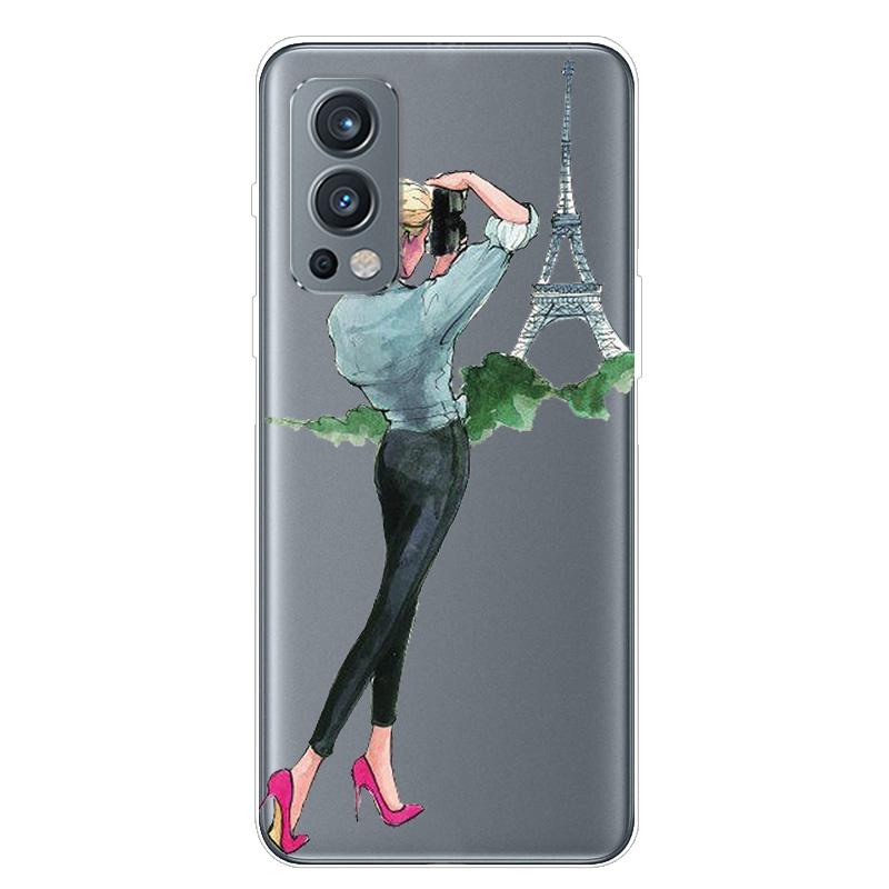 Для OnePlus Nord 2 5G Чехол Прозрачный Мягкий ТПУ силикон Чехол для телефона Для One plus Nord 2 5G Чехол Nord2 5G 2021 Прозрачный Funda Coque