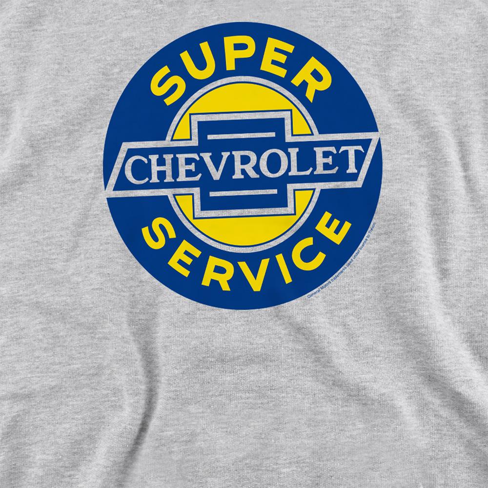Chevrolet Unisex Adult Super Service Heather Sweatshirt