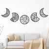 Moon Design Wood Bedroom Hollow Out Ornaments Wall Hanging Decorative Handicrafts Nordic Style Festival Supplies