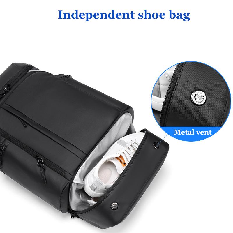 Men Travel Backpack Large Capacity Trekking Backpack Business 17 Inch Laptop Backpack 50L Hiking Fashion Backpack With Shoe Bag