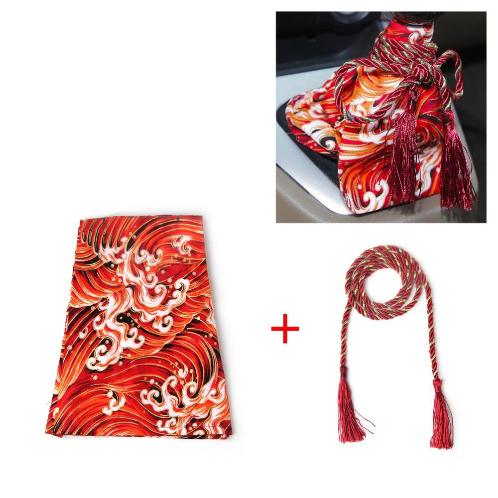 Gearbox Gear Decoration Parts In-car Accessories Universal Shift Lever Knob Boot Cover Racing Shift Knob Collars