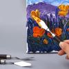Набор из 7 профессиональных палитр и инструментов для художников, набор шпателей из нержавеющей стали для масляной живописи, акриловой живописи, смешивания цветов