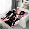 Band M-Motley Crue Throw Lightweight 240g Flannel Blanket Soft Skin-friendly for Summer Cooling