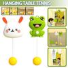 NEW Indoor Children Interaction Toy Exerciser Toy Table Tennis Trainer Pingpong Trainer