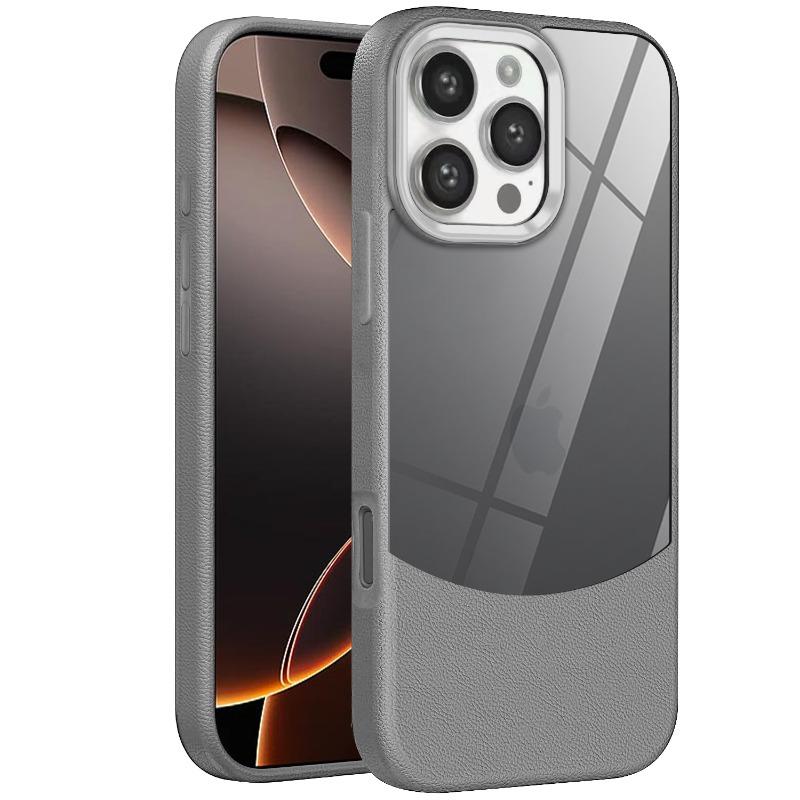 Подходит для iPhone16proMax Кожаный чехол-книжка для мобильного телефона Apple 15 Прозрачный 14 Защитный чехол для объектива с защитой от падений