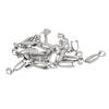 20 Piece Pendant Charms Pinch Bails Connector Clasps Jewelry Making Findings