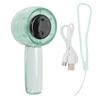 Handheld Turbo Fan 5 Speeds Stepless Adjustable Rechargeable Portable Small Handheld Fan with