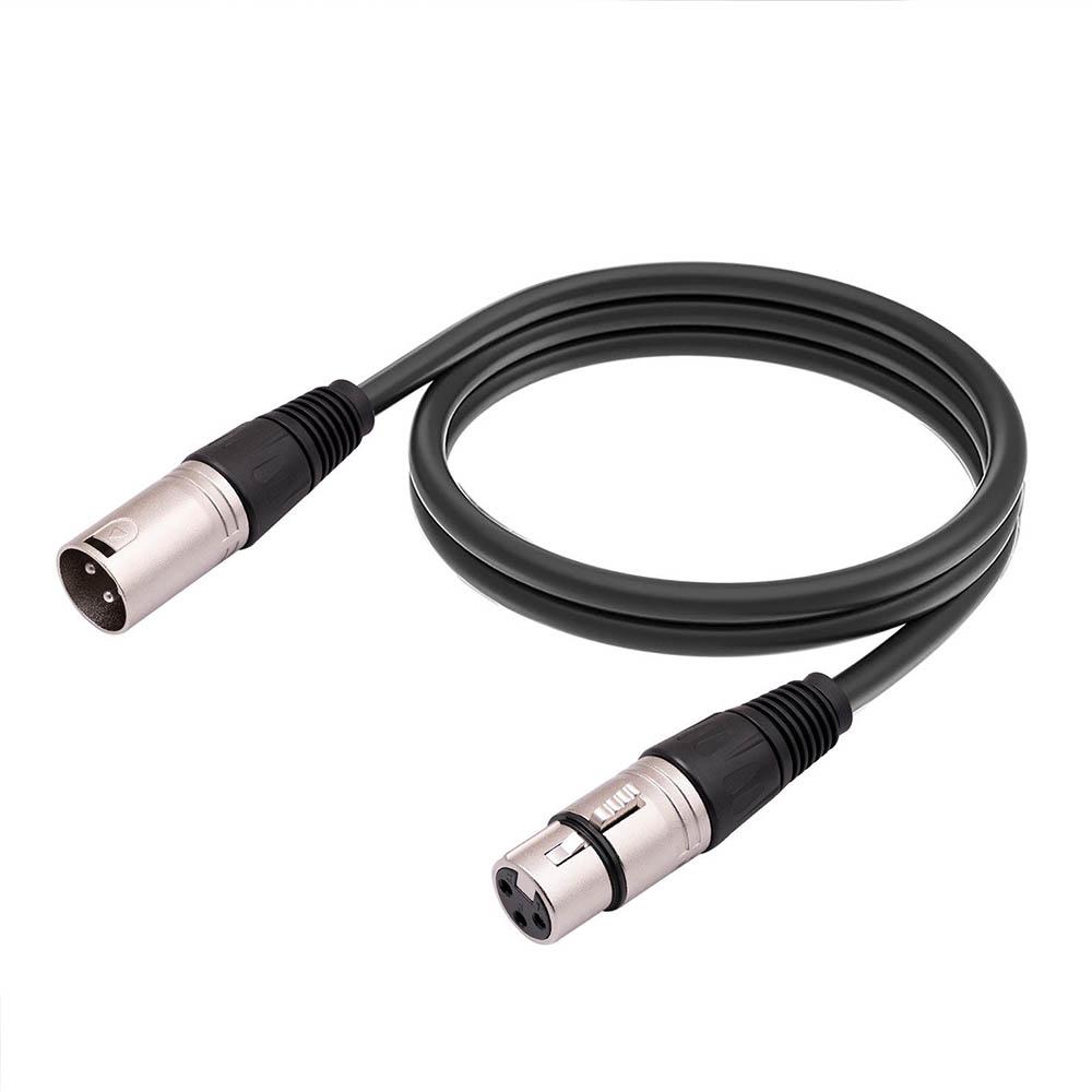 3Pin XLR Male to Female Balanced Audio Cable Pure Copper XLR Extension Cord for Mic Sound Card Mixer Amplifier KTV Stage Speaker