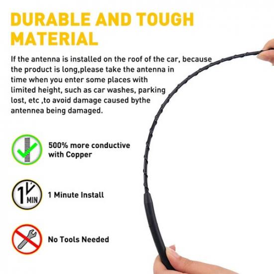 9"Car Antenna Aerial For Toyota Corolla Matrix 03-08 Prius 2004-2009 Yaris 07-10