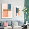 Абстрактная квадратная картина, минималистичный постер, цветной блок, печать на холсте, настенные картины для интерьера гостиной, настенное искусство, домашний декор