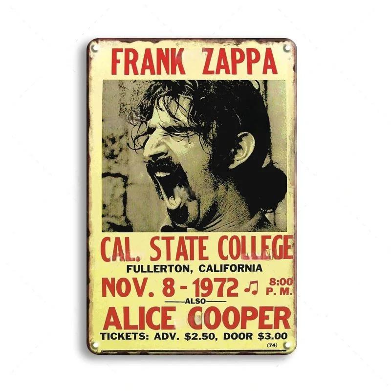 Vintage Rock Band Metal Sign Metal Poster Sign Plaque Metal Wall Plate Workshop Bar Pub Garage Club Retro Home Wall Decor