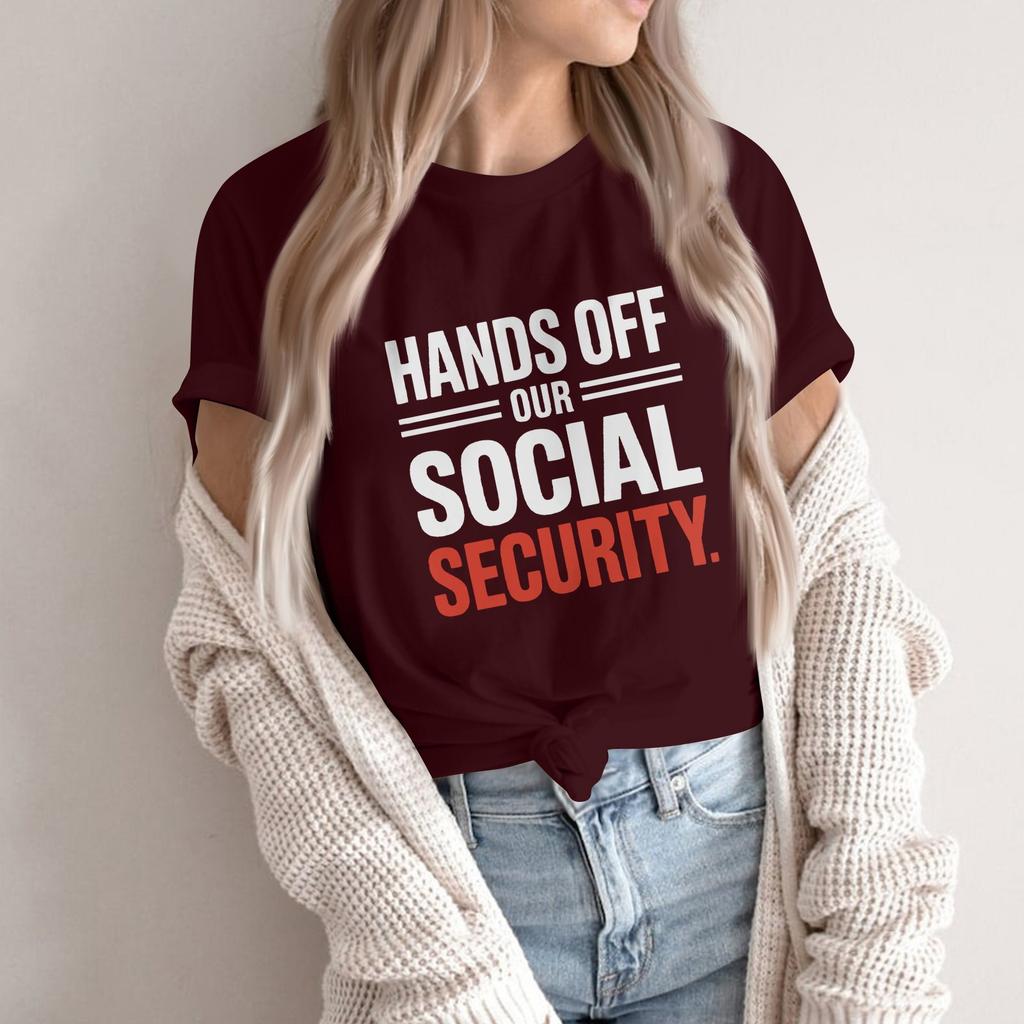 РУКИ ПРОЧЬ - Мужчины и женщины в одинаковом стиле Casual Fashion Street Slim с короткими рукавами Футболки Футболки вокруг текущих событий и политики