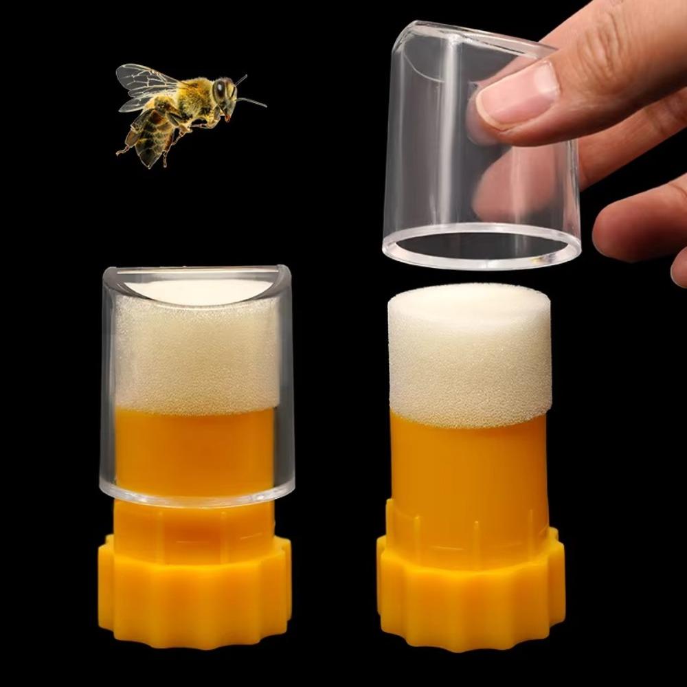 with Plunger Plush Bee Marker Bottle Handed Bee Cage Beekeeper Tool For Beekeeper Equipment