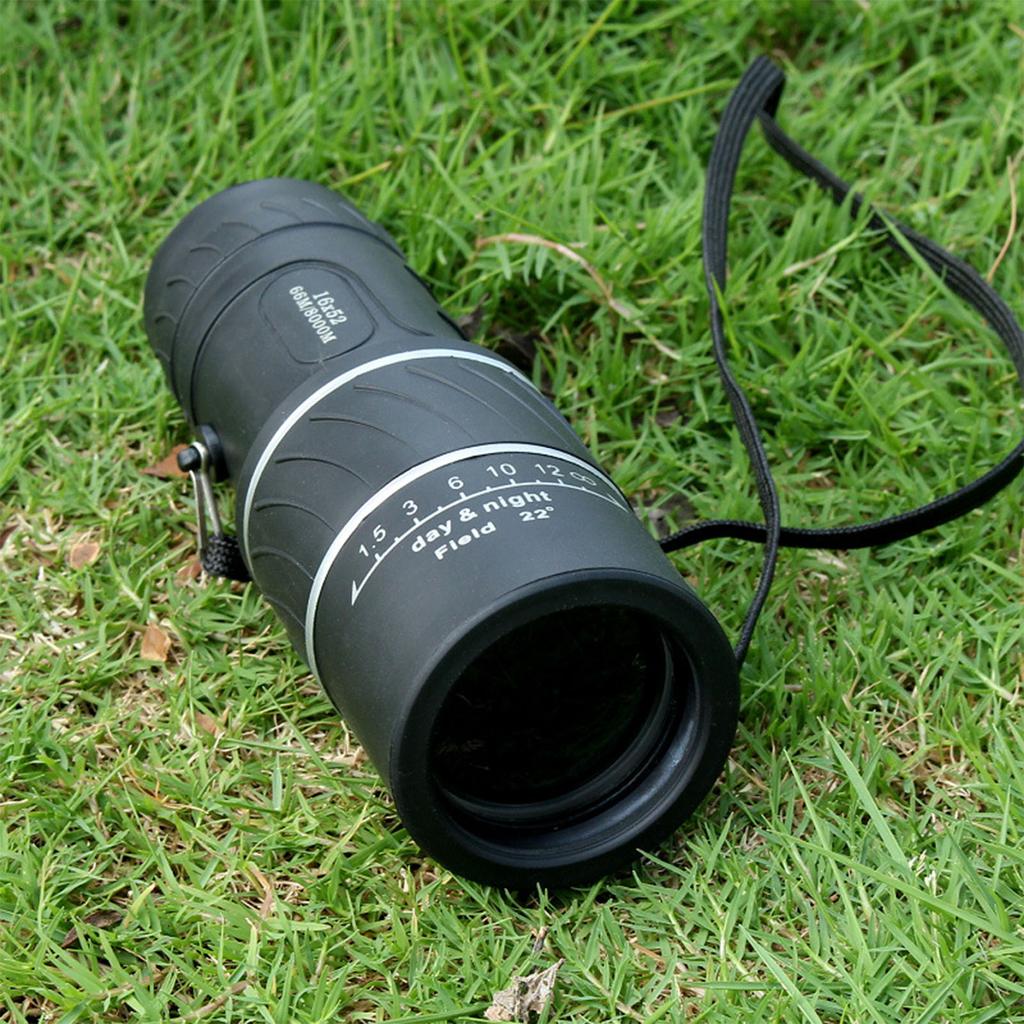 16X52 Monocular Telescope Strong Light Transmission Clear Imaging HD Portable High Powered