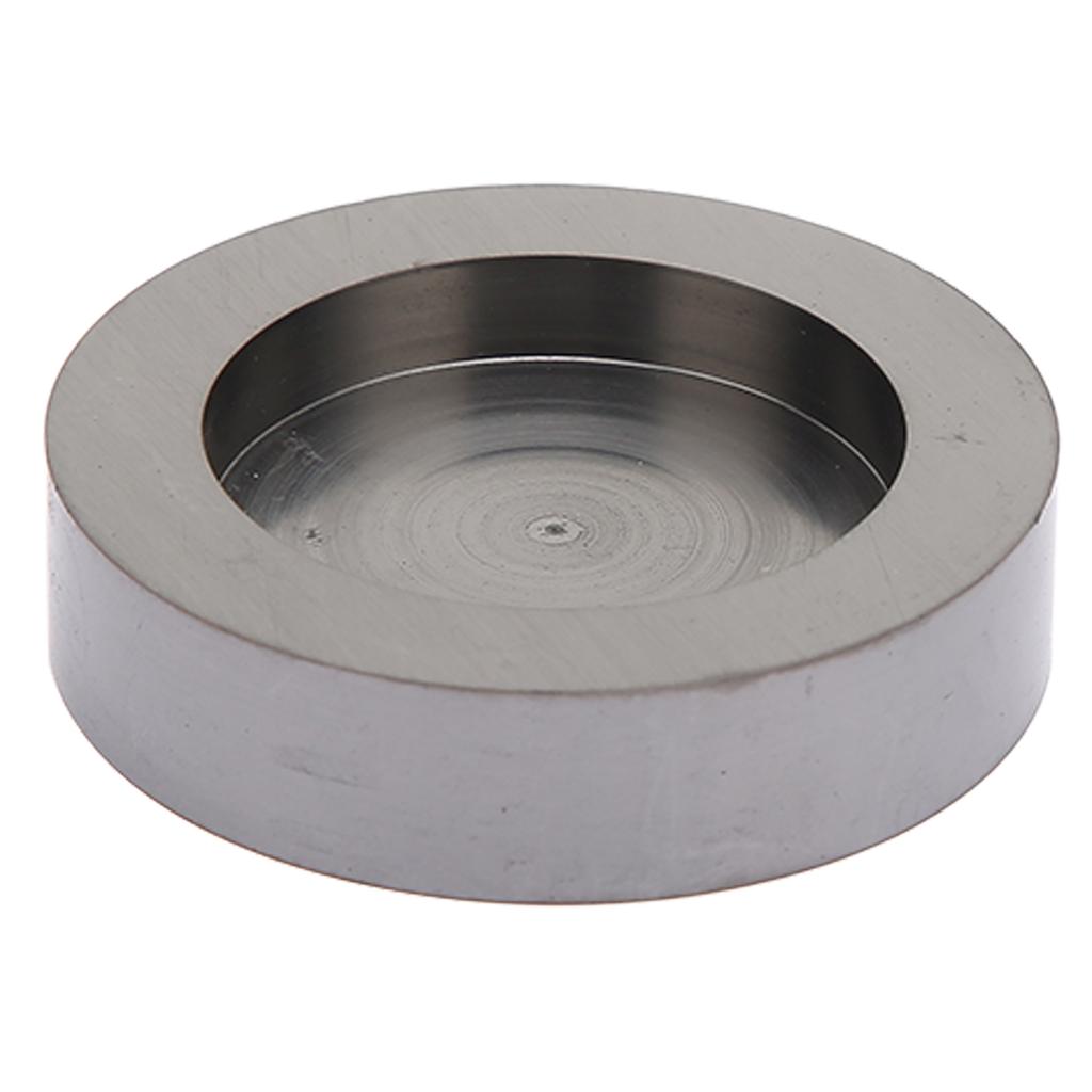 Jewelry Metal Refining Mold Disk Strong Stability Heat Resistant Graphite Crucible for Melting