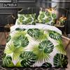 Green Leaves Tropical Duvet Cover Palm Leaf Queen King Bedding Set  Comforter Polyester Quilt Cover for Women Men Bedroom Decor