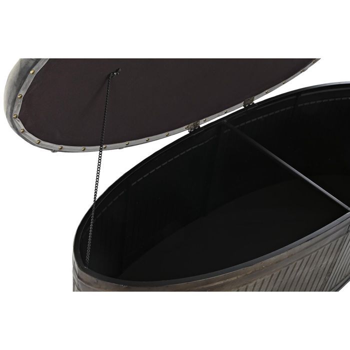 Bench Seat - DKD Home Decor - Metal - Grey - Comfortable - Contemporary Design