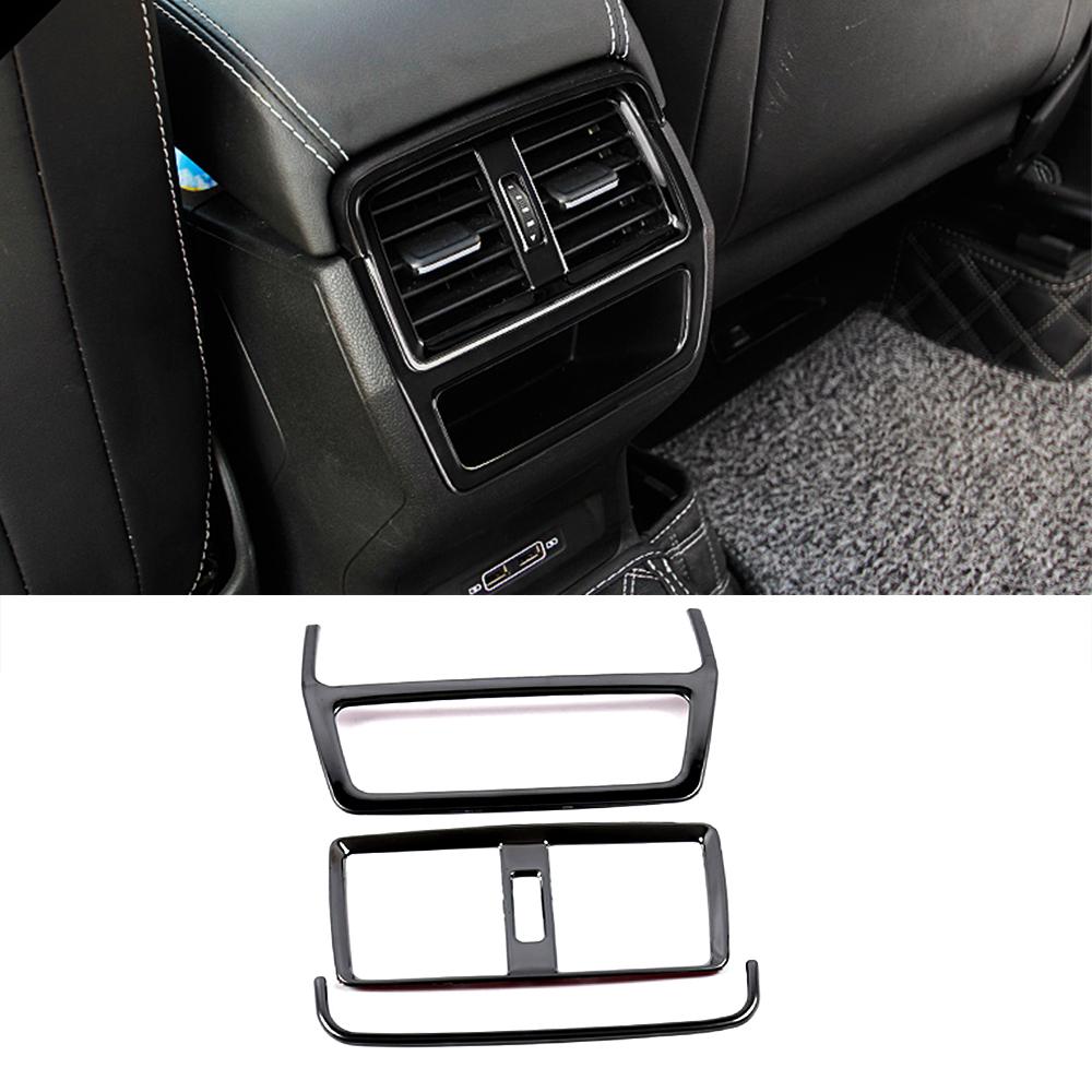 Для Skoda Kodiaq 2016-интерьер автомобиля, Регулировка сиденья, переключатель AC, вентиляционная розетка, рамка динамика, накладка, черная
