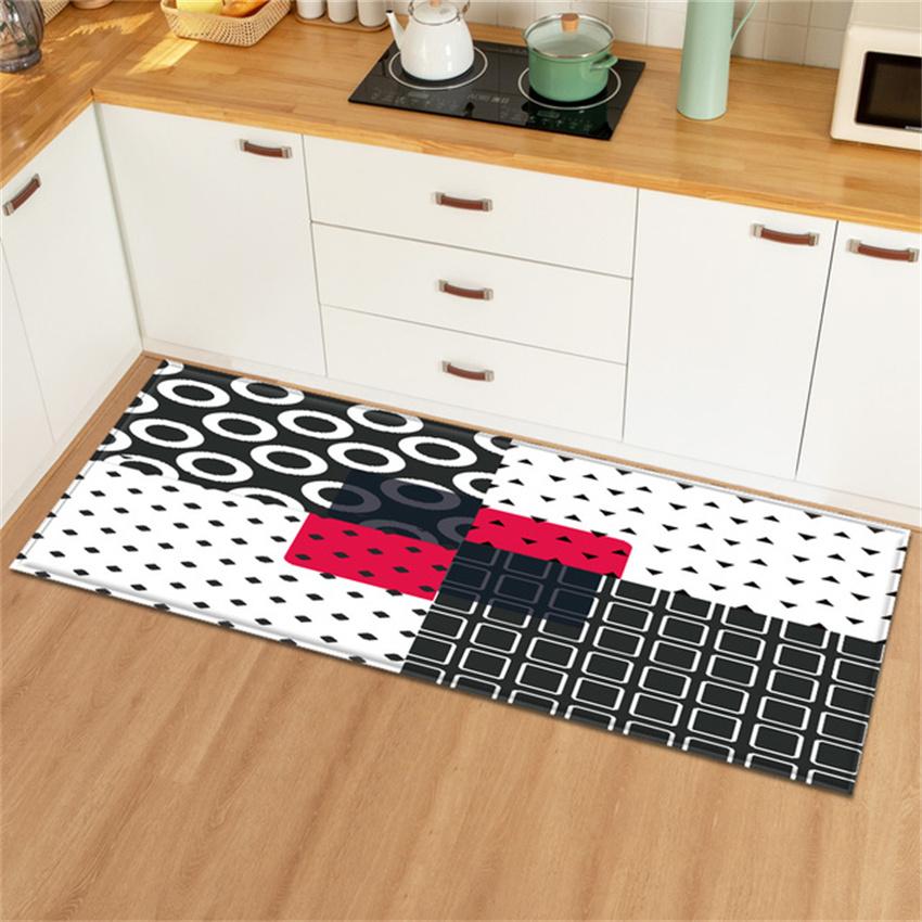 Magic Photo Rug for Kitchen Entrance Doormat 3D Vortex Illusion Pattern Printed Dining Room Rugs Multicolour Home Decoration