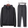 Толстовки Набор Мужской Спортивный Костюм Свободный Спортивный Костюм Спортивная Одежда Спортивная Одежда Мужские Наборы Для Бега