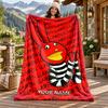 31 minutos Custom Name Flannel Blanket Personalized Soft Warm Plush Throw Blanket Customized Gift for Family Friends