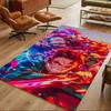 Demon Slayer Battle Fury Non-Slip Home Carpet Design for Office Decor Living Room Gift