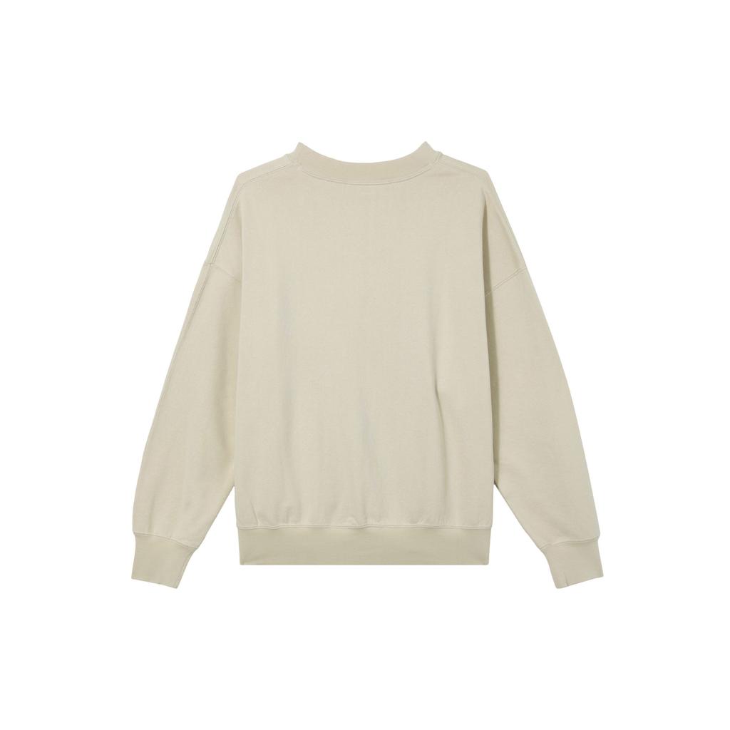 Jordan Свитшот с вышитым логотипом, однотонный трикотажный с круглым вырезом, женские топы, песочно-белый DM5190-126