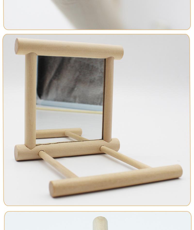 Бамбуковое дерево Желтое Деревянное Облако Лестница Лазание Прыжковая Платформа Прочная И Экологически чистая Птица Попугай