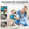 2 Pcs Pet Hair Removal Gloves Cats Electrostatic Hair Remover Gloves Dogs Reusable Grooming Gloves for Couch Furniture Carpet Clothing Car Seats