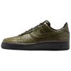 Кроссовки Air Force 1 Low Premium с тиснением под крокодила, унисекс, цвет Зеленый Карго-Хаки Карго-Хаки-Черный-Металлик-Золотой, IQ3370-325